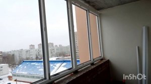 Установка рамы на лоджии. Тольятти.