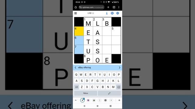 Speedsolving the NY Times Mini Crossword! (1 Oct 23) смотреть онлайн