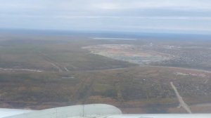 Посадка последнего Ту-154М в Мирном