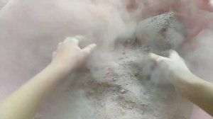 ASMR | Sand cement ASMR | Silky sand cement dry crumbling in tub | ASMR ARTIST 100