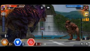 JURASSIC WORLD THE GAME NEW OMEGA 9 DINOSAUR AT MAX LEVEL.