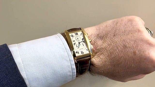 Montre Cartier "Tank Américaine Chronoflex " Or Jaune 18k vers 2000. Quartz. Ref: 1730 смотреть онлайн