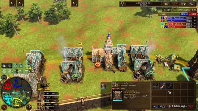 Bosniak and Giant Grenadiers! | 2v2 Treaty with German | AOE III: DE смотреть онлайн