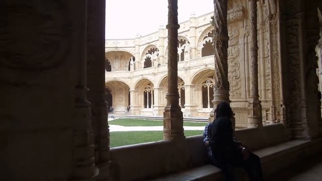 The Jerónimos Monastery. Lisbon, Portugal. смотреть онлайн