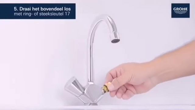 Замена кранбуксы Grohe