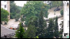 потоп в Туапсе(р-он.Приморье) 08.07.2014г.