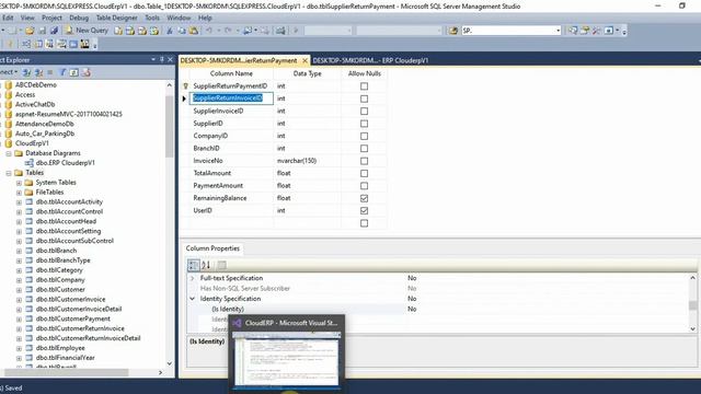Business ERP Part 60 Purchase Return Payment Transaction Complete ASP.NET MVC