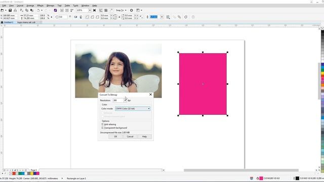 How to use Bitmaps option | Convert to Bitmaps | Corel Draw in Tamil Tutorial | Soft Tutor