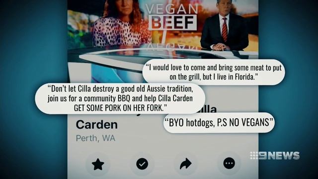 Backlash against Vegan who sued neighbours over BBQ | Nine News Australia смотреть онлайн
