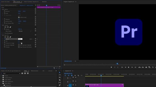 3D Rotating Logo Animation in Premiere Pro