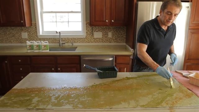 How to Stain Concrete Countertops with Z Aqua-Tint смотреть онлайн