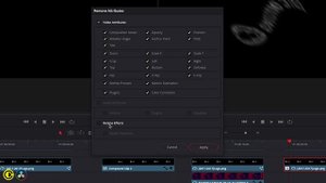 Davinci Resolve How to remove effects