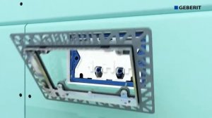 Установка клавиши для инсталляции Geberit Sigma60