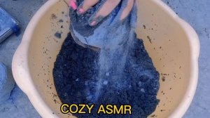 ASMR:Sand Cement Crumbling, Pure Cement Paste Pouring😱🤤Love it🤩🤩100%mind relaxing Asmr