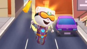 Кибер Анджела собирает золото Talking Tom Gold Run| Мультфильм Бегалки для детей