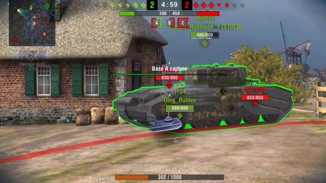 World of Tanks Blitz - VK 30.01D gameplay смотреть онлайн