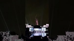 Световое шоу на Мамаевом кургане, Волгоград. 10.05.2021