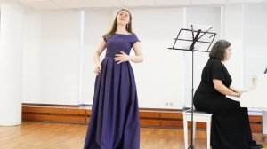 Екатерина Амарова исполняет романс Рахманинова "У моего окна". Фортепиано — Наталья Латифова. 12.03