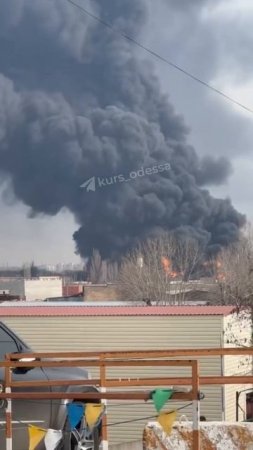 Горит склад ГСМ г. Одесса 💥🇷🇺👊