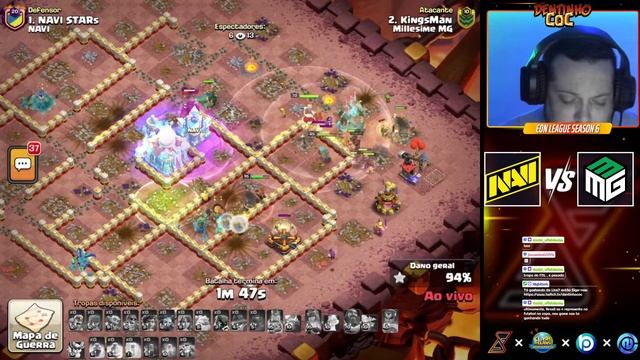 NAVÍ vs MILLESIME MG - EON LEAGUE смотреть онлайн