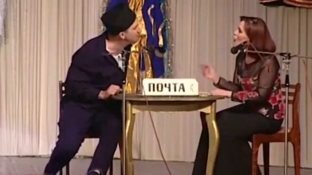 Чам спектакльден бир кесеги. Артистле Жангуразов Мажит бла Маилланы Фатима КБР