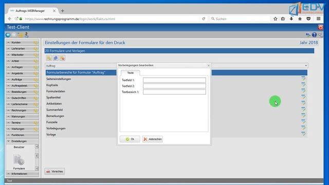 Erzeugen einer neuen Auftragsnummer im Auftrags-WEBManager смотреть онлайн