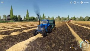 Farming Simulator 2019. ВАРВАРОВКА. ТРАКТОР БЕЛАРУС МТЗ-82. ПРЕСС ПОДБОРЩИК  ПРФ-180.