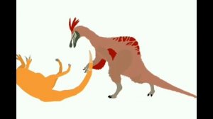 дейнохейрус против аллозавра рисуем мультфильмы 2🦖🦕