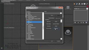 Customize the Modifier Menu list 3ds max