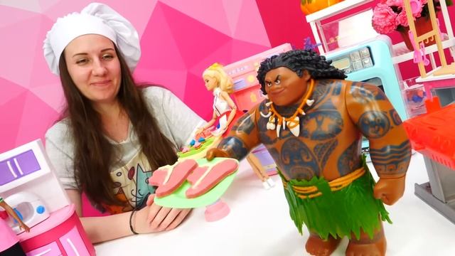 Мальчик или девочка? Специальная вечеринка для беременной куклы! Игры для девочек Кафе Барби
