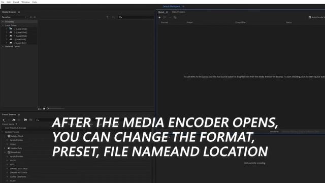 Export from Premiere Pro to Adobe Media Encoder - Easy Tutorial