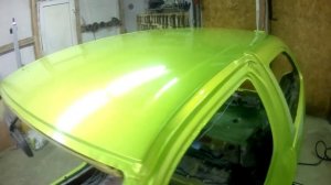 Результат после покраски лайм 366.Продолжение следует