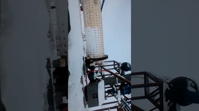 Запуск шаровой мельницы