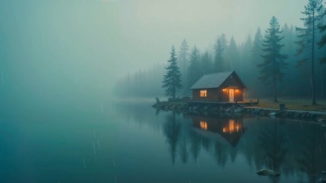 PEACE  Beautiful Soothing Ambient Music With Rain And Healing Soundscapes