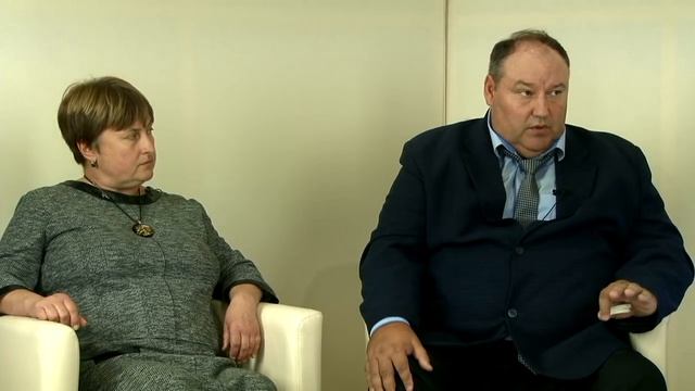 Гости проекта "Собеседники" Наталья Пронина и Олег Артемов