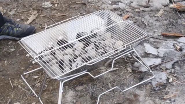 Quick Grill: Original Folding Charcoal BBQ Grill Made from Stainless Steel
