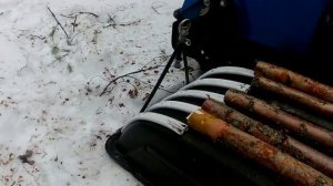 Ремонт саней-волокуш, делаю навые полозья...