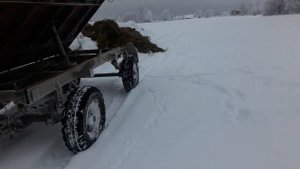 МТЗ-82 и прицеп ПСЕ-12,5