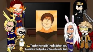 Pro Heroes React To Toji Fushiguro As New Villain || Gacha React