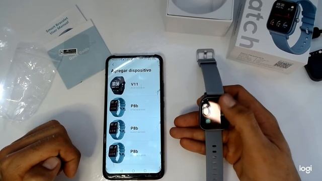 Unboxing y vinculacion del Smartwatch P8. смотреть онлайн
