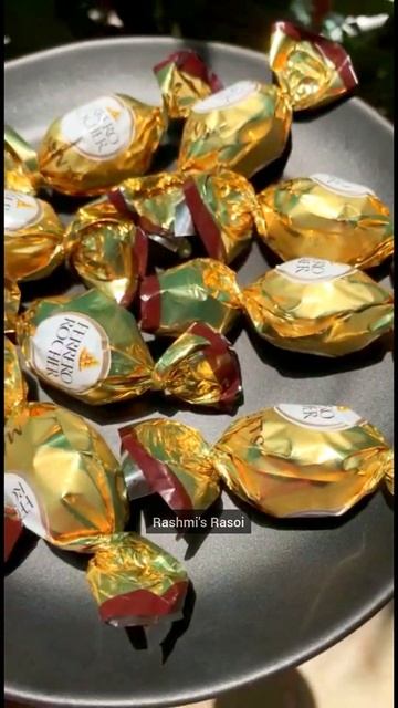 Ferrero Rocher Moments 😍 Hazelnut Chocolate Platter 😋🍫#youtubeshorts #rashmisrasoi #chocolatelover