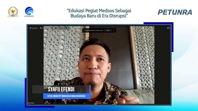 [PETUNRA] Edukasi Pegiat Medsos sebagai Budaya Baru di Era Disrupsi смотреть онлайн