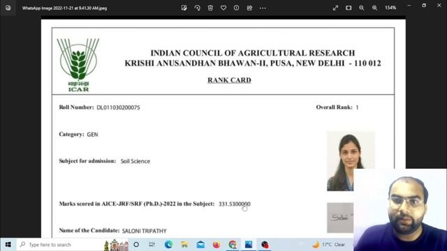 How To check ICAR Rank Card 2022 | Direct Link for ICAR Rank CARD | ICAR RANK CARD 2022 | ICAR 2022