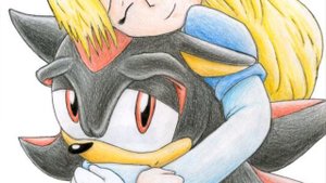 Еж Шедоу и Мария Прыгнул со скалы