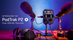 Zoom PodTrak P2 Dual USB Mic Recorder