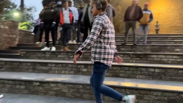 Pushpa - Srivalli Dance In Public  Part 3 Darjeeling Public Epic Reaction  Allu ArjunRock Lama