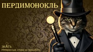 ИНТЕРЕСНЫЕ СЛОВА ИЗ ПРОШЛОГО. ПЕРДИМОНОКЛЬ
