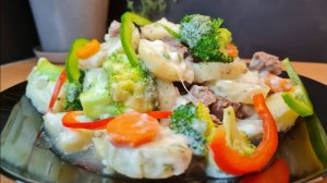 МЯСО ПО-ФРАНЦУЗСКИ В СЕКРЕТНОМ СОУСЕ