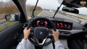 BMW 320i G21 LCI 184HP TOP SPEED AUTOBAHN POV DRIVE 🏎️