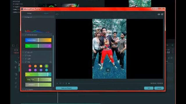Background Colors Change In Filmora 7. смотреть онлайн